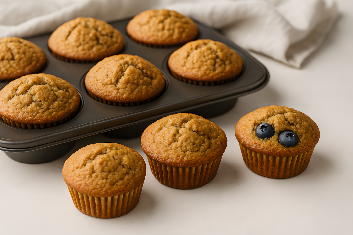 Almond Pulp Muffins