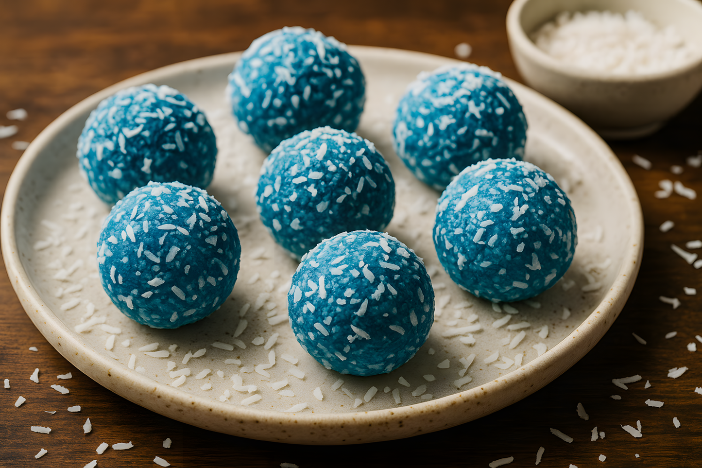 Blue Coconut Bliss Balls