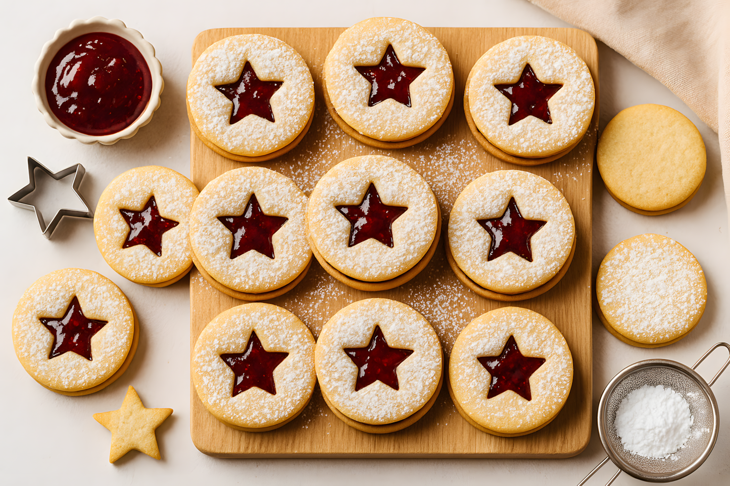 Linzer Cookies