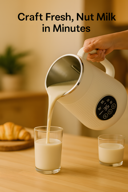 Fresh, Healthy Nut Milk in Minutes