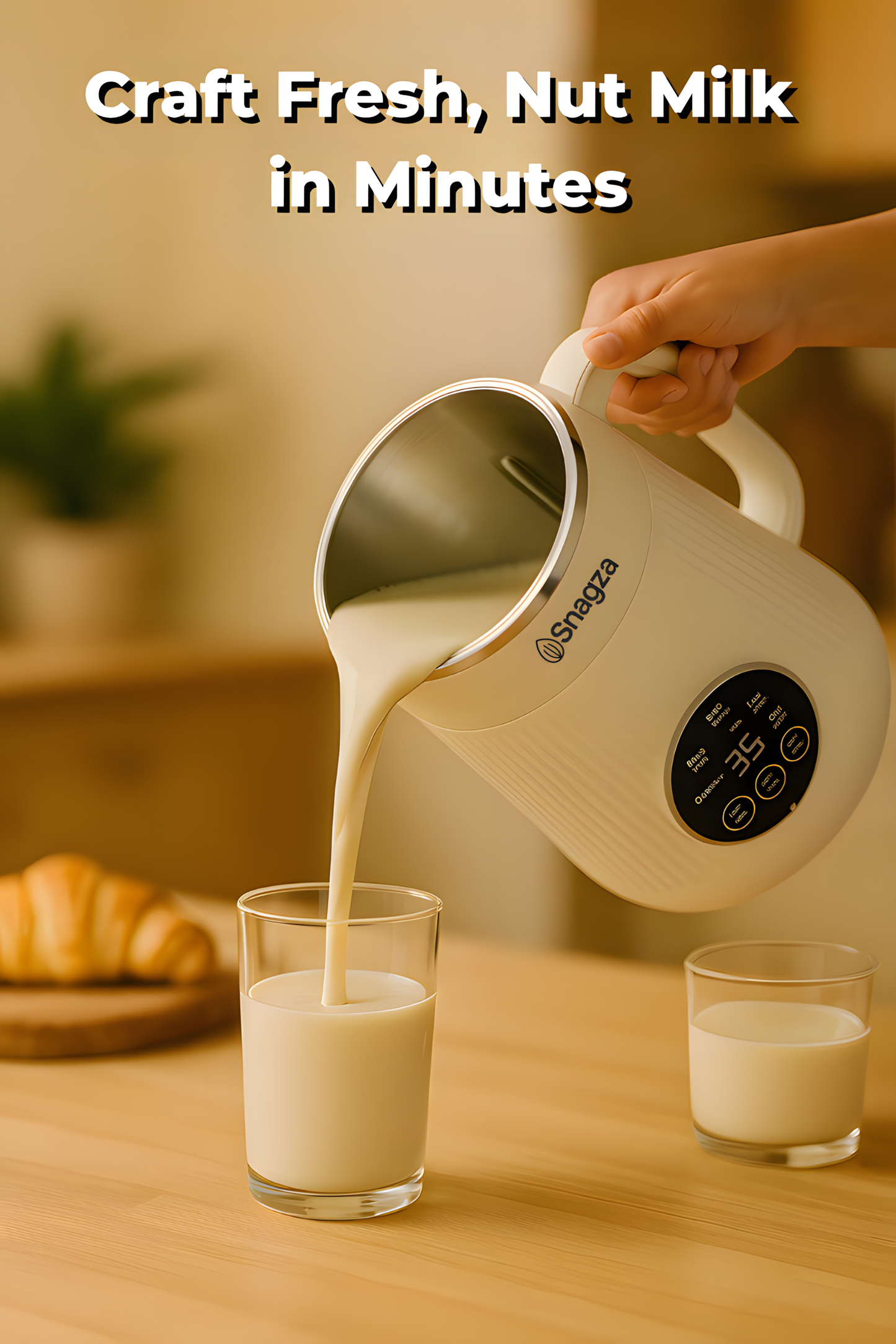 Fresh, Healthy Nut Milk in Minutes