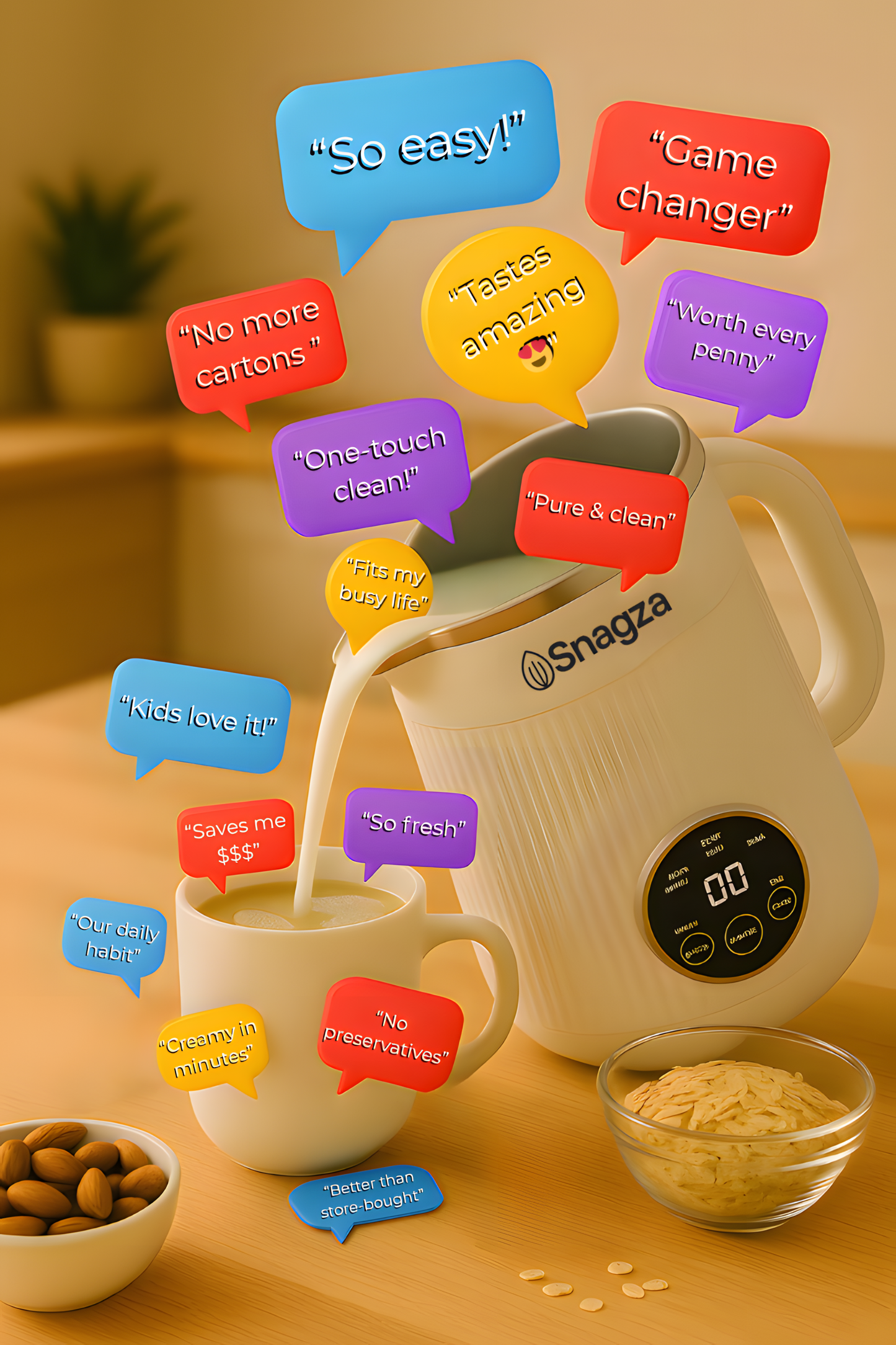 Fresh, Healthy Nut Milk in Minutes