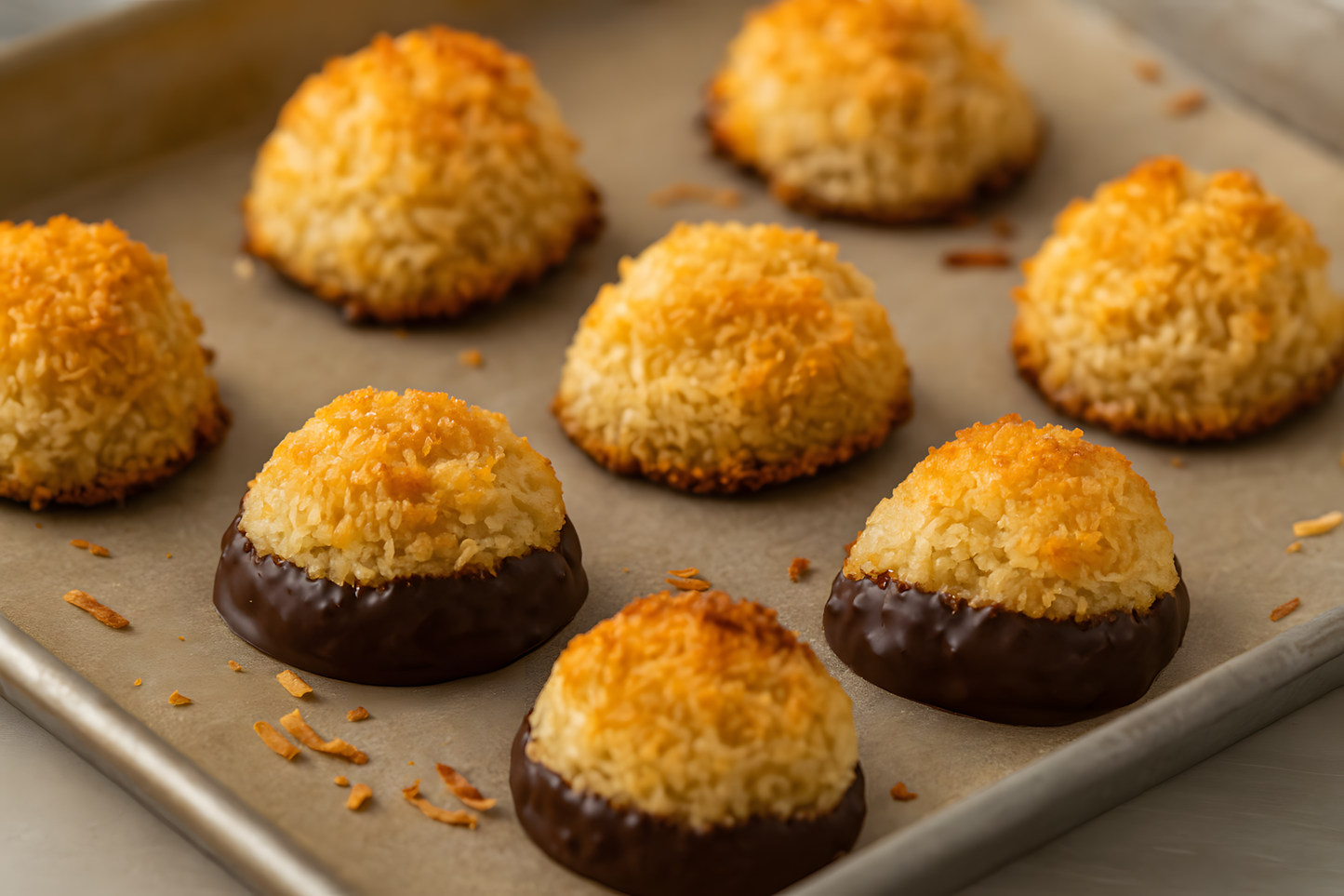 Almond Pulp Coconut Macaroons