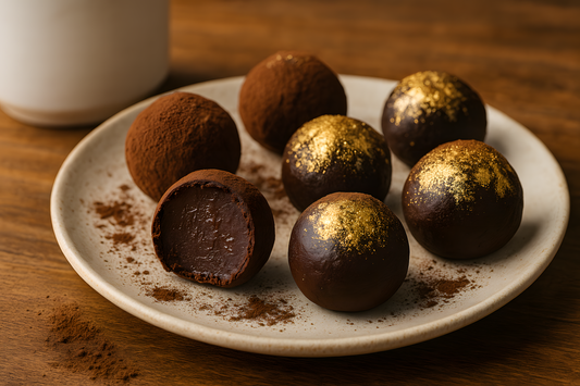 Golden Ganache Truffles