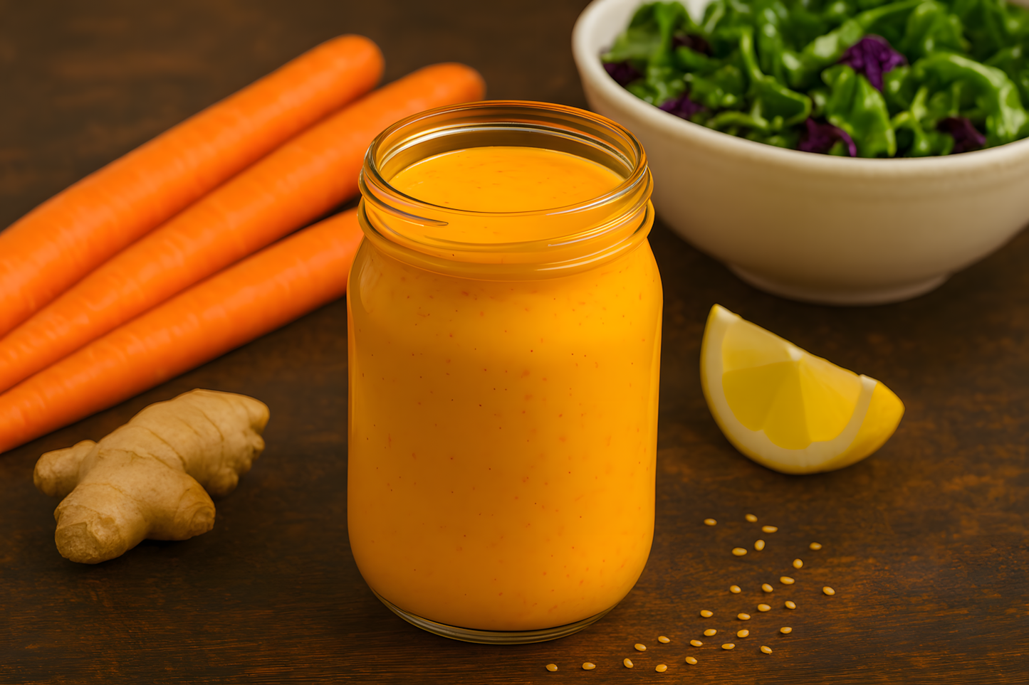 Japanese Carrot Ginger Dressing